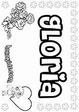 Gloria Coloring Color Pages Hellokids Print sketch template