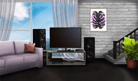 living room background gacha home design