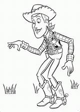 Coloring Toy Story Pages Woody Popular sketch template