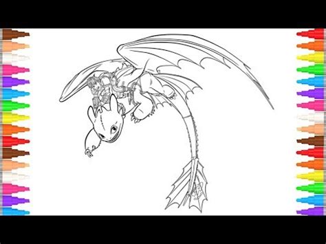 light fury dragon coloring pages boorupen wallpaper