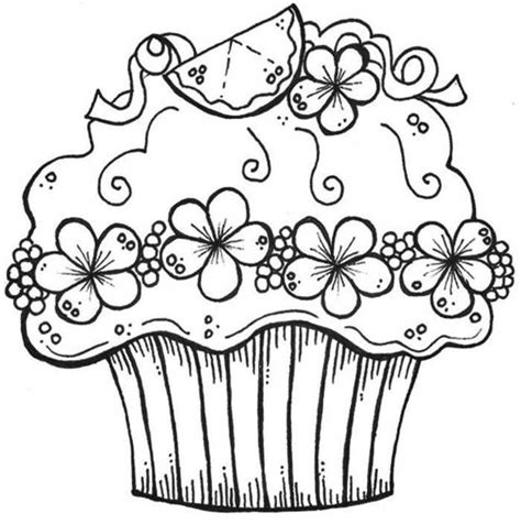 printable cupcake coloring pages  coloringfoldercom cupcake