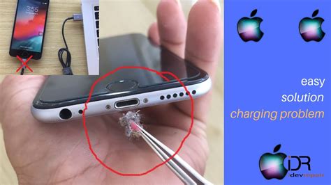 clean  iphone charging portnew easy solution youtube