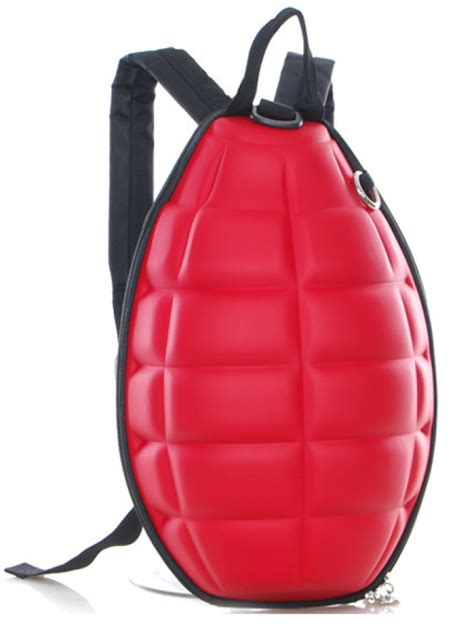 Grenade Double Strap Backpack Costume Mascot World
