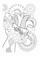 Mardi Gras Coloring Beads Getdrawings Pages sketch template