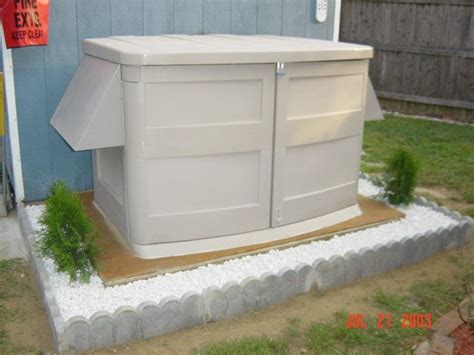 generator shed diy generator outdoor
