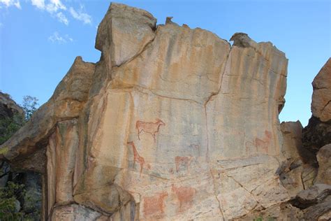Rock Paintings Tsodilo Hills Botswana Unesco World Heritage Site