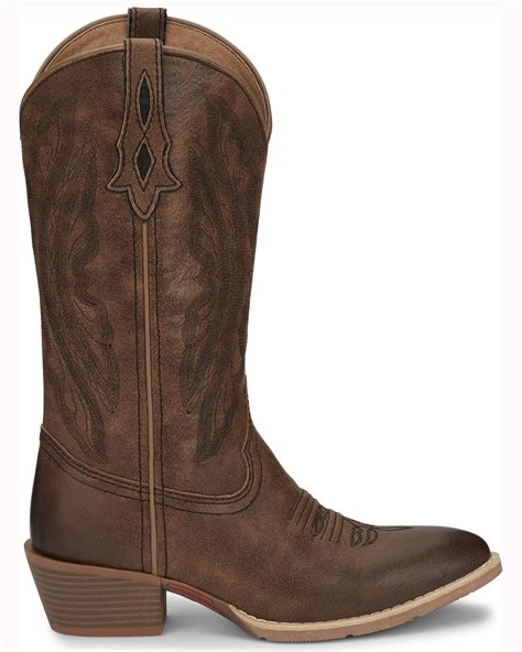 justin women s roanie western boots round toe boot barn