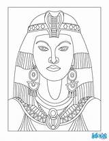 Cleopatra Coloring Kids Egypt Pages Queen Color Printable Ausmalbilder Hellokids Egyptian Colorear Dibujos Print Para sketch template