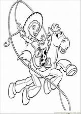 Toy Story Coloring Woody Sheriff Pages Printable Color Riding Horse His Para Jessie Book Cartoons Kleurplaat sketch template