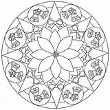 Mandala Christmas Coloring Pages Bell Twin sketch template