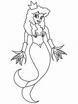 Coloring Pages Mermaids Mermaid Fantasy Trolls Princess Print Kids Advertisement Book Coloringpagebook sketch template