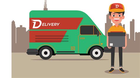 delivery truck vector  getdrawings
