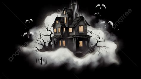 haunted house halloween backgrounds  ghost house picture logo ghost halloween background