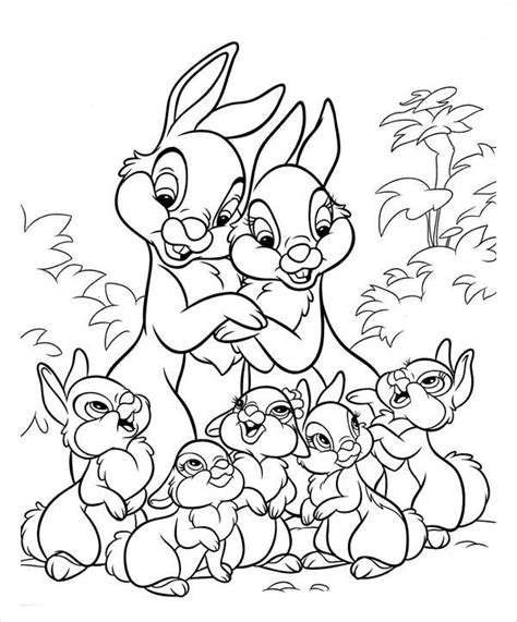 bunny coloring pages  ai