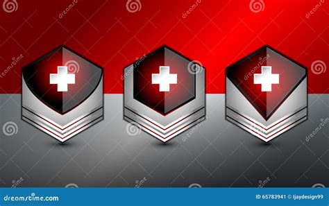 cross button red icon stock vector illustration  safe