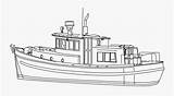 Steamboat Tugboat sketch template
