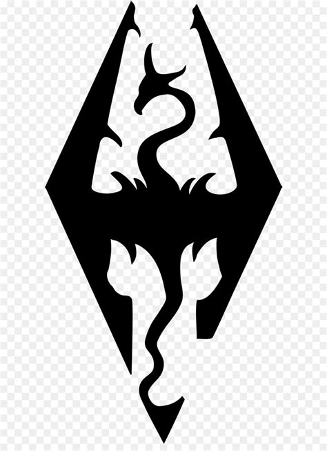 elder scrolls  skyrim dragonborn emblem symbol dishonored logo
