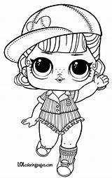 Lol Coloring Pages Doll Dolls Surprise Printable Series Girls Para Stop Short Print Wave Colorear Confetti Pop Colouring Sheets Pintar sketch template