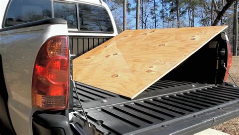 sheet  plywood pulled part       pickup truck bed