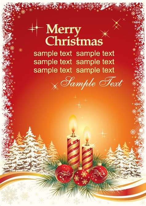 christmas card vector template  vector graphics   web