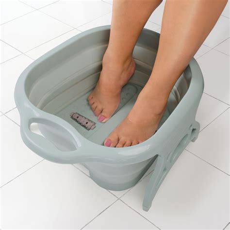 collapsible foot spa brylane home