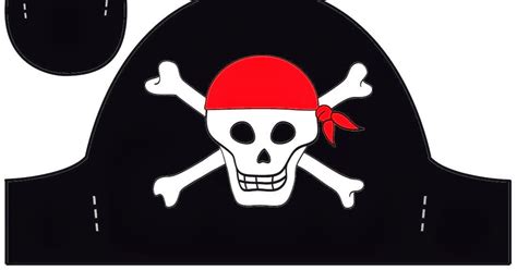 printable pirate hat   template   fiesta  english