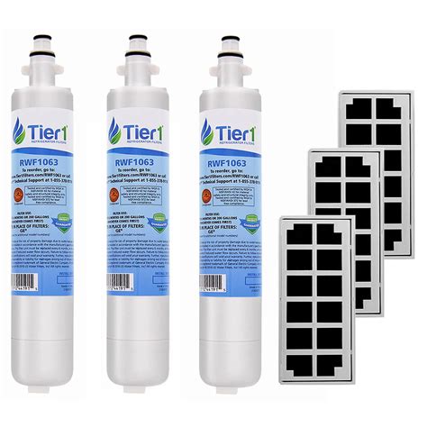 Tier1 Rpwf Refrigerator Water And Air Filter Combo 3 Pk Replacement For
