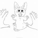 Coloring Pages Corgi Queen Puppy Queens Dog sketch template