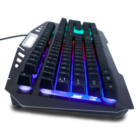 flagpower backlit led wired gaming keyboard mechanical feeling keyboard   ebay