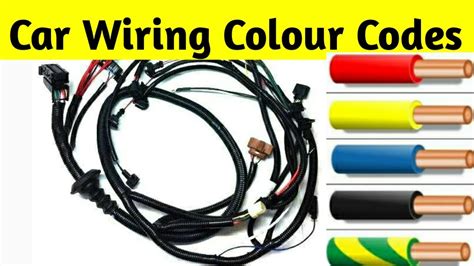 car wiring color codes youtube
