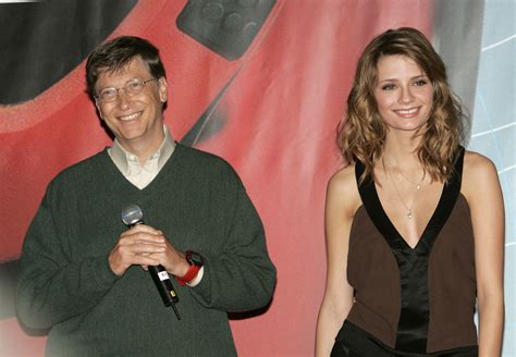 Bill Gates Looks At Mischa Barton’s Cleavage 26 Photos The Fappening