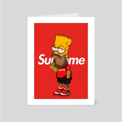 Supreme Bart Simpson And Free Supreme Bart Simpson Png