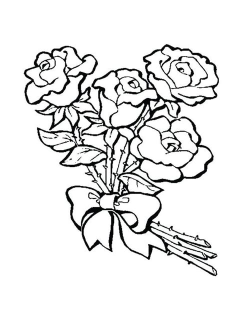 realistic rose coloring pages mothers day coloring pages birthday