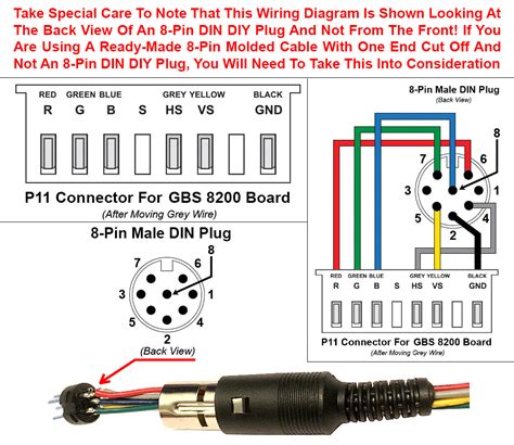 maille wire wiring diagram   pin trailer connector cable tv