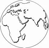 Coloring Globe Earth Wecoloringpage sketch template