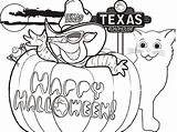 Coloring Sheets Roadhouse Texas Texasroadhouse Halloween sketch template