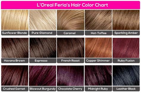 ladies world  amazing hair colour charts    trusted hair brands