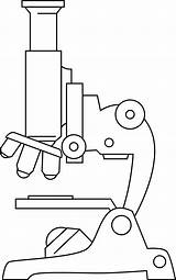 Microscope Clipart Line Clip Drawing Microscopes Cartoon Coloring Outline Simple Blank Pages Template Label Cliparts Others Inspiration Clipground Transparent Sheet sketch template