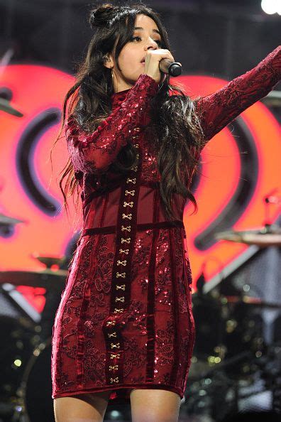 camila cabello performs on stage during the y100 s iheartradio jingle