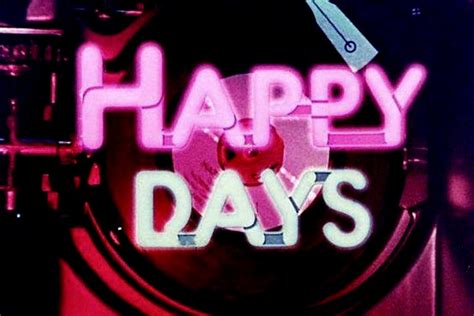 happy days brought      opening credits theme song click americana
