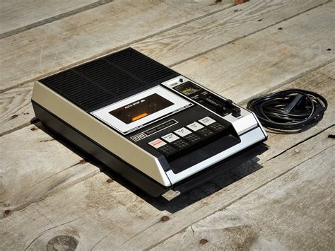 vintage sears recorder solid state   player retro cassette recorder decorative black