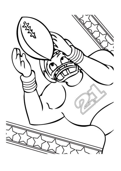 printable football  soccer coloring pages