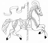 Horse Carnival Carousel Horses Ebay Choose Board Unmounted Whimsical Stamps Rubber Coloring Pages sketch template