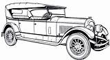 Coloring Car Pages Classic Old Cars Vintage Line 1924 Marmon Drawings Rocks Sports Paintingvalley Netart sketch template