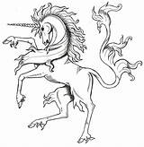 Unicorn Medieval Coloring Pages Tana San Fantasy Deviantart Mythical Mystical Colouring Legend Drawing Myth Stress Coloriage Head Advanced Detailed Drawings sketch template