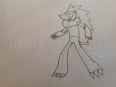 draw zoroark coloring page trace drawing