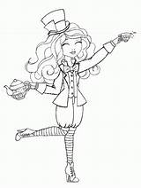 Coloring Pages Madeline Ever After High Comments sketch template