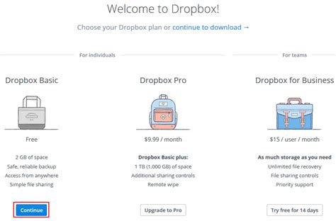 create  dropbox account  tutorial  techboomers