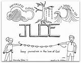 Jude Coloring Bible Book Children Ministry Pages Kids Christian Format Jpeg Friendly Uploaded Ve Pdf Version Print Also Click sketch template