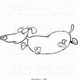 Dog Wiener Coloring Pages Clipart Cartoon Weiner Fat Vector Clipground Getcolorings Getdrawings sketch template